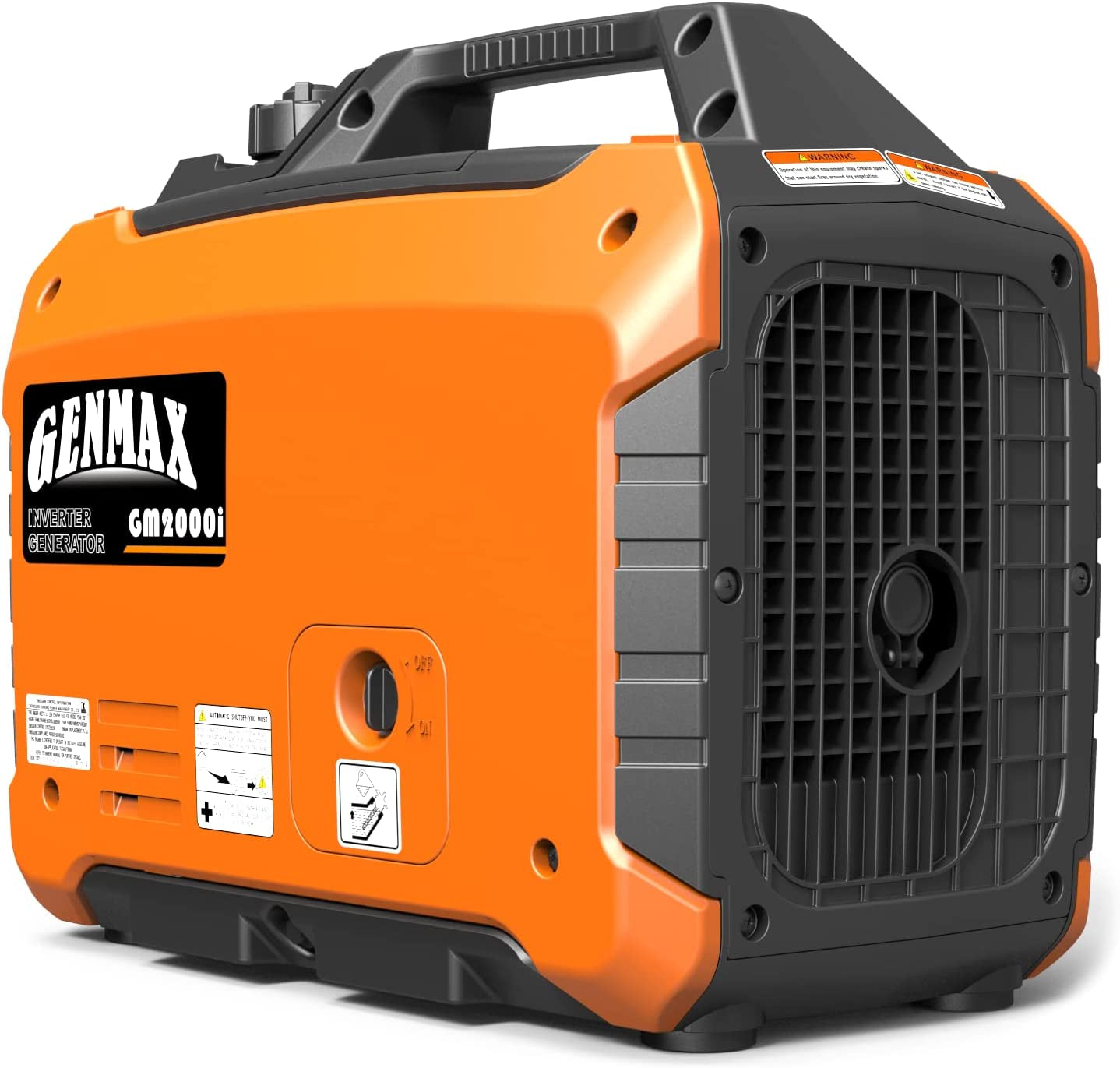 Portable Inverter Generator, 2000W Ultra Quiet Gas Engine, EPA Compliant, Eco Mode Function, Ultra Light, Suitable for Backup Home and Camping(Gm2000I)