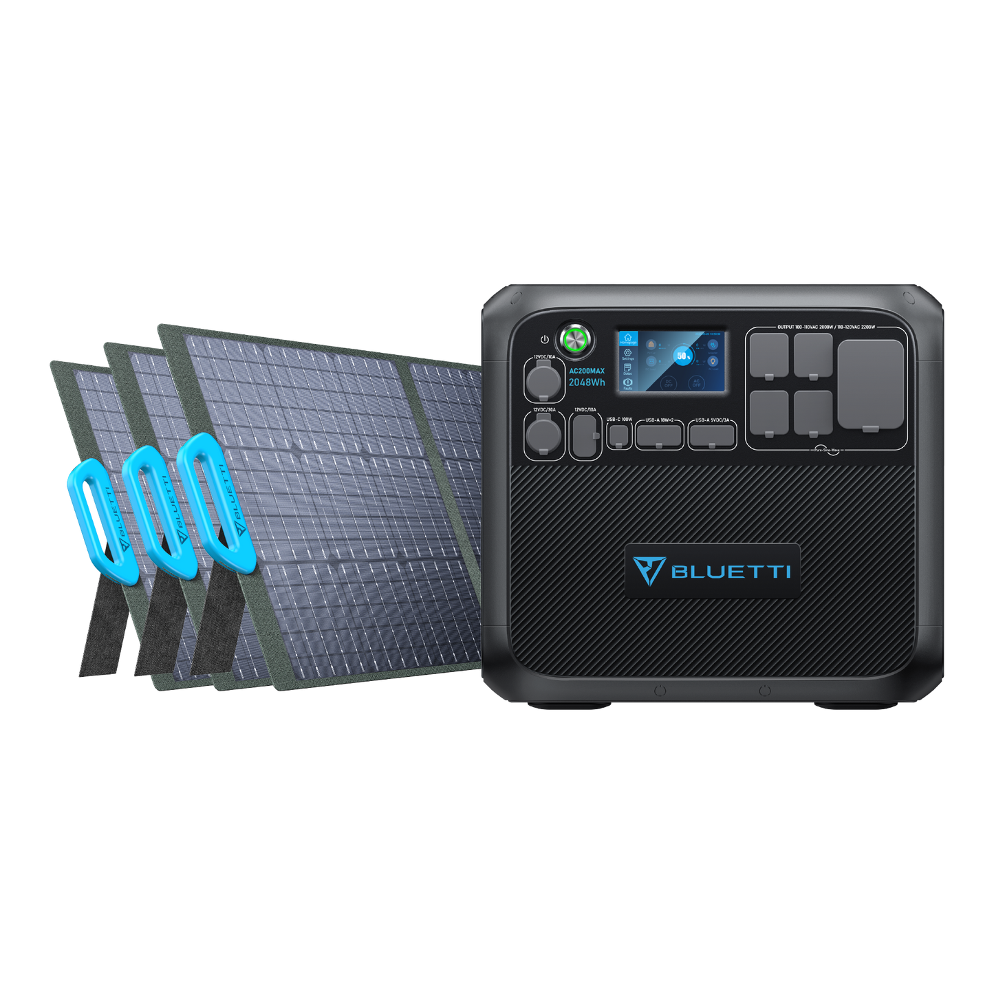 BLUETTI AC200MAX + 3*PV200 | Solar Generator Kit