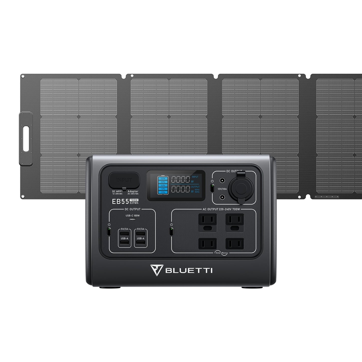 BLUETTI EB55 + 1*PV120S | Solar Generator Kit
