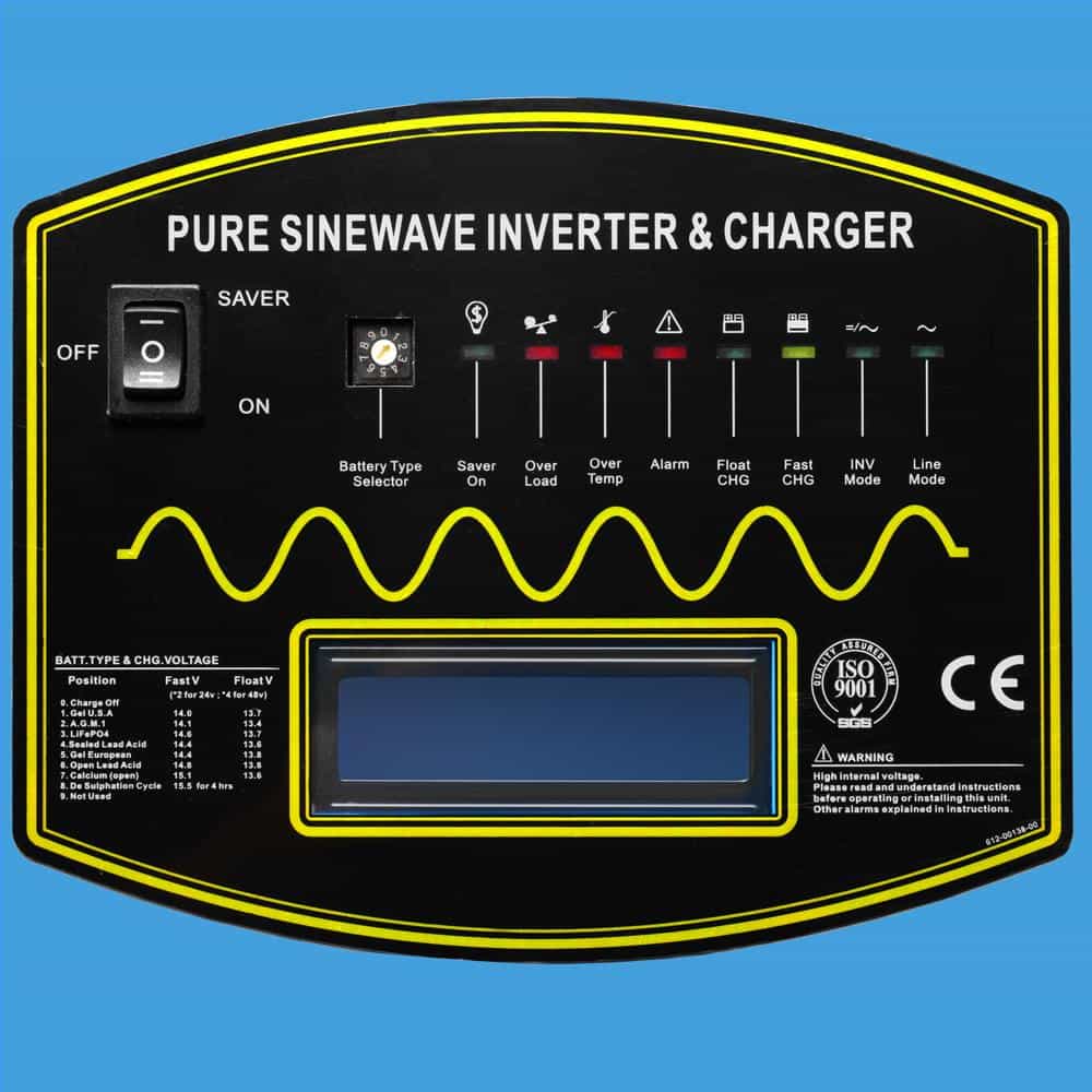 12000W 48V Split Phase Pure Sine Wave Solar Inverter Charger